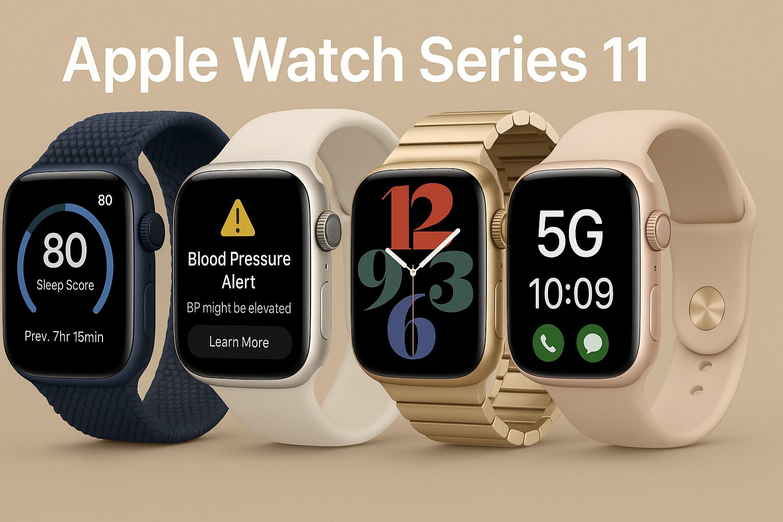 Apple、Apple Watch Series 11を発表！睡眠スコア・高血圧アラート・5G対応で進化する次世代スマートウォッチ